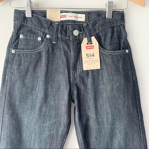 Levi’s 514 Straight Dark Wash Denim Jeans - Picture 2 of 5